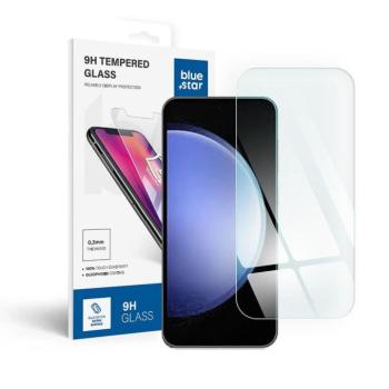 Blue Star Samsung Galaxy S25 Edge teljes kijelzős kijelzővédő üvegfólia, fekete kép