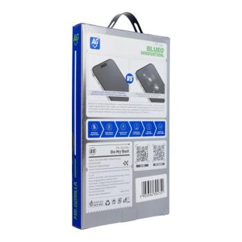 BlueO Mr. Monkey Glass AG Matte Glass tükrözédésmentes matt edzett üveg fekete szegéllyel Samsung Galaxy S24 Ultra kép