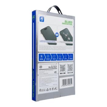 BlueO Mr. Monkey Glass AG Matte Glass tükrözédésmentes matt edzett üveg fekete szegéllyel Samsung Galaxy S25 Ultra kép