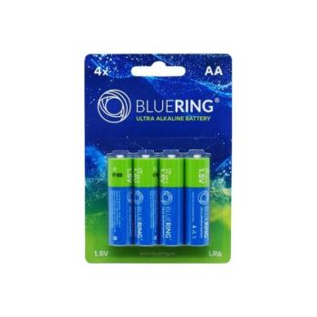 Bluering Elem AA ceruza LR6 tartós alkáli 4 db kép