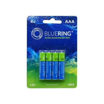 Bluering Elem AAA mikro ceruza LR03 tartós alkáli 4 db kép