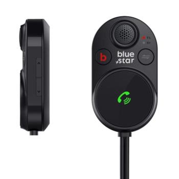 BlueStar BT62 FM transzmitter USB-A és 3.5 jack csatlakozással fekete kép