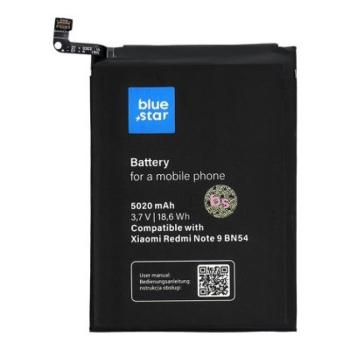 BlueStar XIAOMI Redmi Note 9 (BN54) utángyártott akkumulátor 5020mAh kép