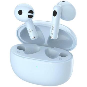 Bluetooth sztereó fülhallgató, v5.3, TWS, töltőtok, érintés vezérlés, zajszűrővel, vízálló, játékosoknak ajánlott, Edifier W220T, kék kép