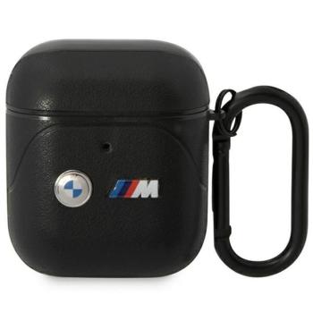 BMW BMA222PVTK AirPods 1/2 tok fekete bőr ívelt vonalú bőr kép
