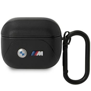 BMW BMA322PVTK AirPods 3 gen tok fekete bőr ívelt vonalú kép