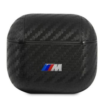 BMW BMA3WMPUCA AirPods 3 fekete PU Carbon M Collection tok kép