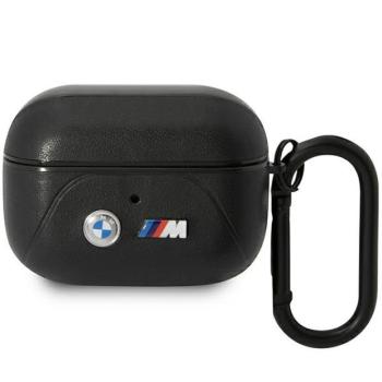 BMW BMAP22PVTK AirPods Pro tok fekete bőr ívelt vonalú kép