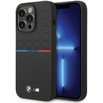 BMW BMHCP15X22SMPK iPhone 15 Pro Max 6.7&quot; fekete szilikon minta tok kép