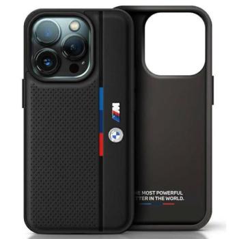 BMW BMHCP16S23PUPVK M Perforated Tricolor Detail Line tok iPhone 16 - fekete kép
