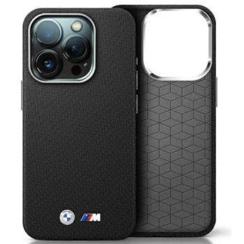 BMW BMHCP16X23PUFWKEV M Edition Kevlar Wrapped Metal tok iPhone 16 Pro Max - fekete kép