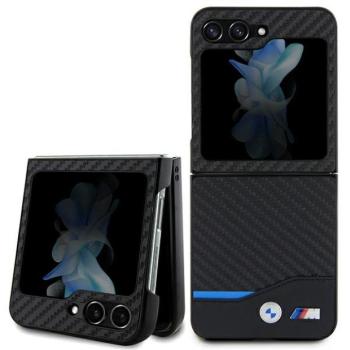 BMW BMHCZF522NBCK Sam Z Flip5 F731 fekete bőr Carbon tok kép