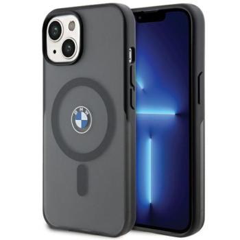 BMW BMHMP15MDSLK iPhone 15 Plus 6.7&quot; fekete keménytok IML Signature MagSafe kép