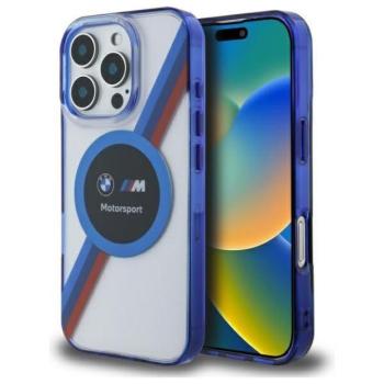 BMW BMHMP16L23HTPUT Motosport IML Circle MagSafe MagSafe-kompatibilis keménytok iPhone 16 Pro - átlátszó kép