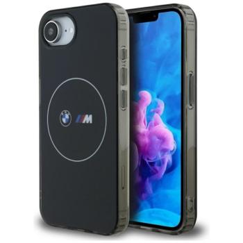 BMW IML Metal White Circle Apple iPhone 16e MagSafe hátlap tok, fekete kép
