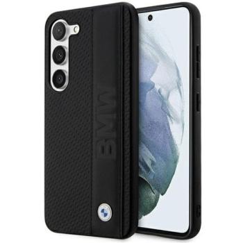 BMW Leather StampApple iPhone 14 Pro Max hátlap tok, fekete kép