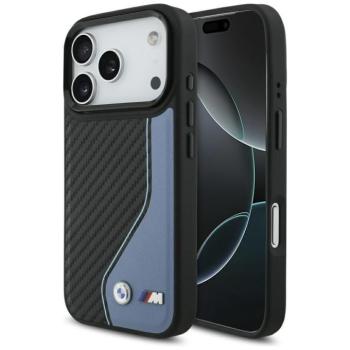BMW M Carbon Logo Apple iPhone 17 Pro MagSafe hátlap tok, kék kép