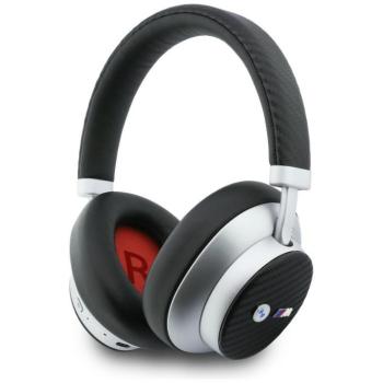 BMW M Carbon Metal Logo vezeték nélküli bluetooth fejhallgató prémium tokkal, ENC, ezüst kép