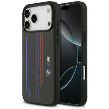 BMW M Kevlar Lines &amp; Logo Apple iPhone 17 Pro MagSafe hátlap tok, fekete kép