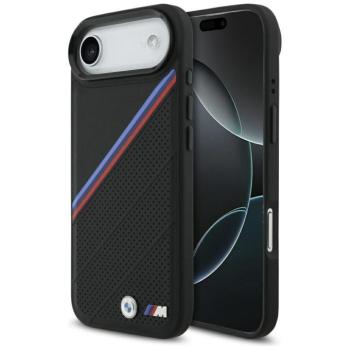 BMW M Tricolor Metal Logo Apple iPhone Air (2025) MagSafe hátlap tok, fekete kép