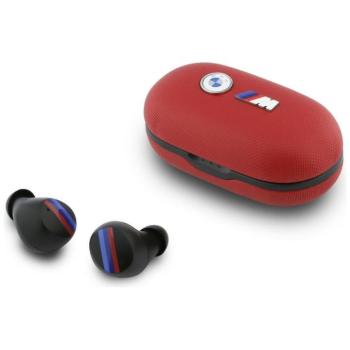 BMW Metal Logo TWS vezeték nélküli bluetooth fülhallgató, ENC, piros kép