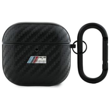 BMW PU Carbon M Collection AirPods 4 tok karabinerrel, fekete kép