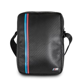 BMW Tablet táska 8&quot; fekete Carbon / háromszínű csíkkal kép