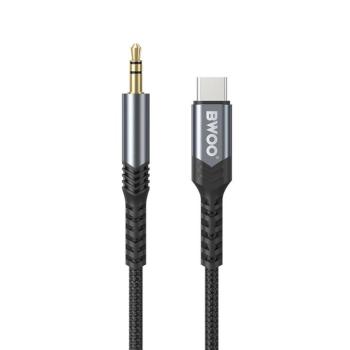 BWOO BO-AUX066 audió kábel AUX 3,5mm jack - USB-C kép