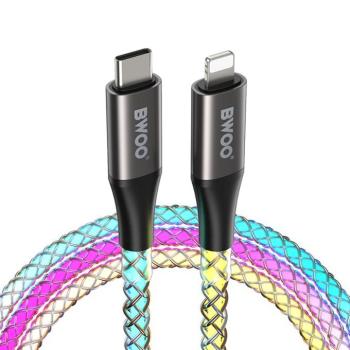 BWOO X279C-L Type-C - Lightning kábel 27W 1m kép