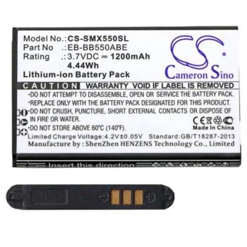 CAMERON SINO akku 1200 mAh LI-ION (EB-BB550ABE kompatibilis) Samsung Xcover 550 (SM-B550) kép