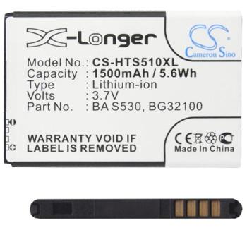 CAMERON SINO akku 1500 mAh LI-ION (BA S520 kompatibilis) HTC Incredible S (S710e), HTC Desire S (Saga, S510e), HTC Salsa (Weike, C510e) kép