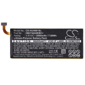 CAMERON SINO Akku 2000 mAh LI-Polymer (belső akku, beépítése szakértelmet igényel, HB3742A0EBC+ kompatibilis) kép