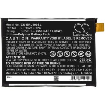 CAMERON SINO akku 2550 mAh LI-Polymer (belső akku, beépítése szakértelmet igényel, LIP1621ERPC kompatibilis) Sony Xperia L1 (G3312) kép