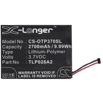 CAMERON SINO Akku 2700 mAh LI-Polymer (belső akku, beépítése szakértelmet igényel, TLP028A2 kompatibilis) kép