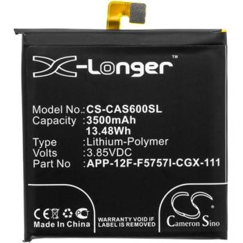 CAMERON SINO akku 3500 mAh LI-Polymer (belső akku, beépítése szakértelmet igényel) CAT S60 kép