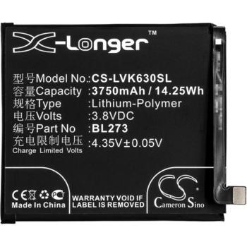 CAMERON SINO akku 3750 mAh LI-Polymer (belső akku, beépítése szakértelmet igényel, BL273 kompatibilis) Lenovo K6 Note (K53a48) kép