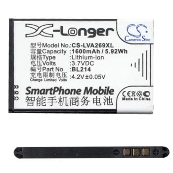 CAMERON SINO Li-Ion akku (3,7V / 1600mAh, Lenovo BL203 kompatibilis) FEKETE Lenovo A369i kép