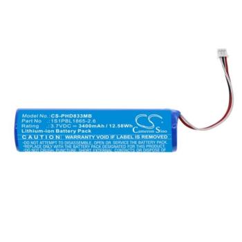 CAMERON SINO Li-Ion akku (3,7V / 3400mAh, Philips 1S1PBL1865-2.6 kompatibilis) KÉK kép