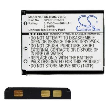 CAMERON SINO Li-Ion akku (3,7V / 660 mAh, Panasonic N4FUYYYY0046 kompatibilis) kép