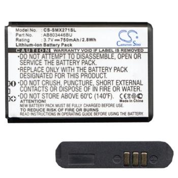 CAMERON SINO Li-Ion akku (3,7V / 750mAh, Samsung AB803446BA kompatibilis) FEKETE Samsung Xcover 271 (GT-B2710) kép