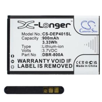 CAMERON SINO Li-Ion akku (3,7V / 900mAh, Brondi W11 kompatibilis) FEKETE Doro 1370 kép