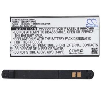 CAMERON SINO Li-Ion akku (3,85V / 2400mAh, Samsung EB-BA710ABE kompatibilis) FEKETE Samsung Galaxy A7 (2016) SM-A710F kép
