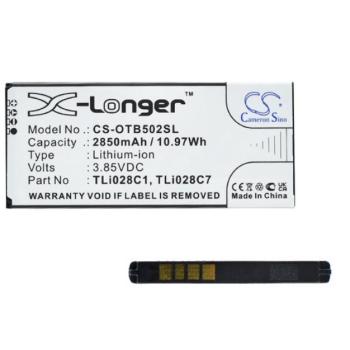 CAMERON SINO Li-Ion akku (3.85V/2850mAh, Alcatel TLi028C1 kompatibilis) FEKETE Alcatel 1B (2020) OT-5002 kép