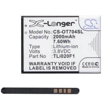 CAMERON SINO Li-Ion akku (3,8V / 2000mAh, Optus TLi020F1 kompatibilis) FEKETE Vodafone Smart turbo 7 (VFD500), Alcatel Pop Star (OT-5022), Alcatel Pixi 4 5 (OT-5010), Alcatel Pop C7 (OT-7041D), Alcate kép