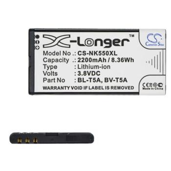 CAMERON SINO Li-Ion akku (3,8V / 2200mAh, Microsoft BL-T5A kompatibilis) FEKETE Microsoft Lumia 550 kép