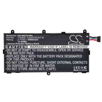 CAMERON SINO Li-Polymer akku (3,7V / 3600mAh, Samsung AAaD429oS/7-B kompatibilis) FEKETE Samsung Galaxy Tab3 7.0 (SM-T210, P3210), Samsung Galaxy Tab3 7.0 (SM-T211, P3200), Samsung Galaxy Tab3 Kids 7. kép