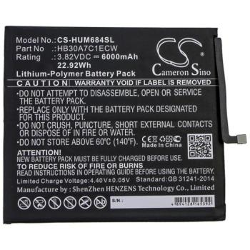 CAMERON SINO Li-Polymer akku (3,82V / 6000mAh, Huawei HB30A7C1ECW kompatibilis) FEKETE Huawei MediaPad M6 8.4 LTE, Huawei MediaPad M6 8.4 WIFI kép