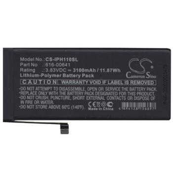 CAMERON SINO Li-Polymer akku (3.83V/3100mAh, Apple 616-00641 kompatibilis) FEKETE Apple iPhone 11 kép