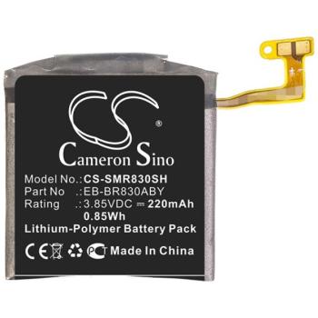 CAMERON SINO Li-Polymer akku (3,85V / 220mAh, Samsung EB-BR830ABY kompatibilis) FEKETE Samsung Galaxy Watch Active 2 40mm (SM-R830N) kép