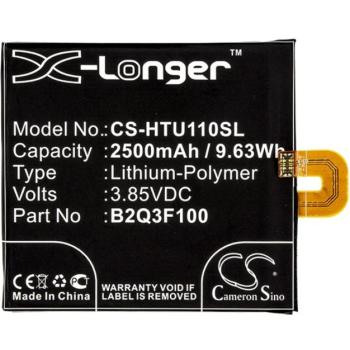 CAMERON SINO Li-Polymer akku (3,85V / 2500mAh, HTC 35H00274-0M1 kompatibilis) FEKETE HTC U11 Life kép